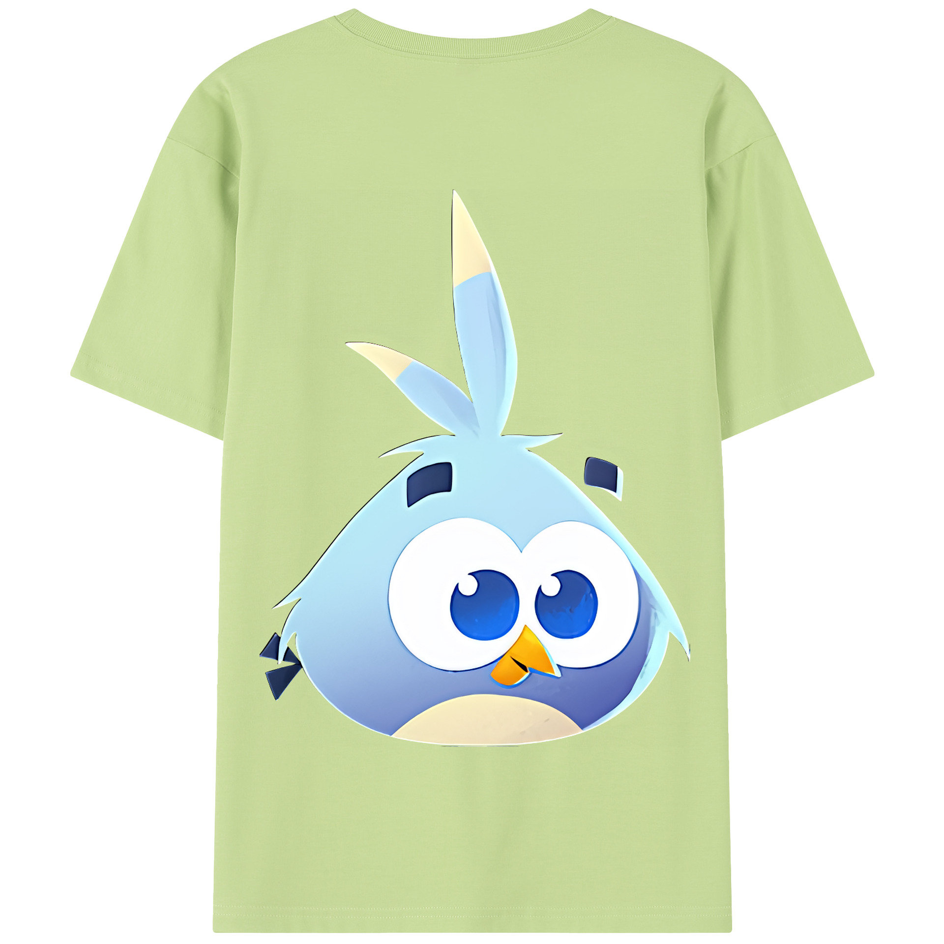 （画像用） Angry Birds アングリーバード 綿100％半袖Tシャツ（背面プリント）